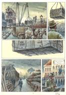 AFRICA DREAMS : Planche originale 2 d'AFRICA DREAMS Tome 2 Dix volontaires sont arriv�s ench�in�s par Frederic BIHEL